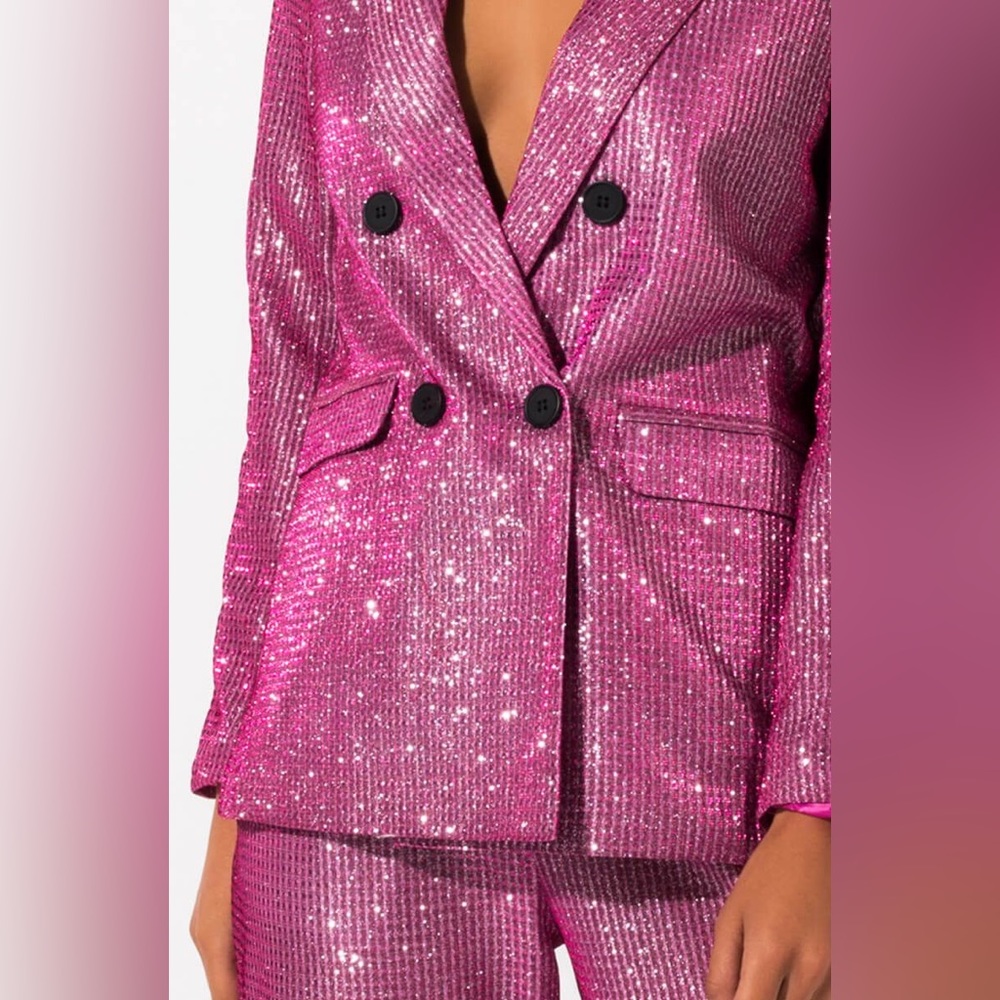 Pink Glitter Suit Brand New